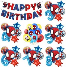 Spiderman birthday decoration for sale  GLASGOW