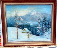 ölgemälde winterlandschaft w gebraucht kaufen  Hannover