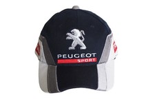 Vintage Peugeot Sport Team Cap racing 00s duże logo niebieski kapelusz wyścigowy na sprzedaż  PL