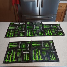 LOTE DE DECALQUES Monster Energy – Adesivos de logotipo de garra verde para bicicleta, carro, laptop comprar usado  Enviando para Brazil