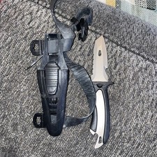 Cuchillo de buceo de titanio ScubaPro Mako segunda mano  Embacar hacia Mexico