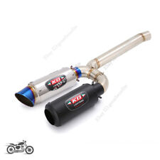 Silenciador deslizante tubulação link médio sistema de exaustão para Yamaha FZ6 FZ6N FZ6S 2004-2011 comprar usado  Enviando para Brazil