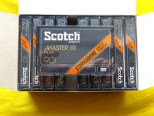 10x SCOTCH Master III 90 FeCr Ferrichrome Cassette Tapes 1977 + OVP + SEALED + comprar usado  Enviando para Brazil
