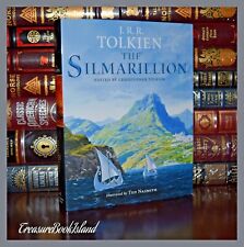 The Silmarillion by J.R.R. Tolkien Illustrated  C. Tolkien New Deluxe Hardcover comprar usado  Enviando para Brazil