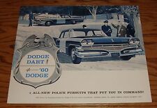 Original 1960 Dodge Police Sales Brochure 60 Dart Polara comprar usado  Enviando para Brazil