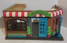 Conjunto de brinquedos de construção Lil' Woodzeez restaurante de massas com bancos mesa e 1 cadeira comprar usado  Enviando para Brazil