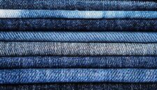 Denim fabric inch for sale  LEICESTER