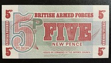 Banconota british armed usato  Italia