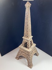 Estátua da Torre Eiffel de Ferro Fundido 15" – Pátina Ferrugem – Decoração Francesa – Vintage comprar usado  Enviando para Brazil