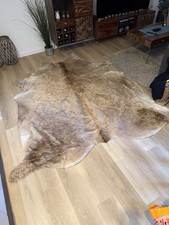 Kuhfell teppich xxl gebraucht kaufen  Markkleeberg