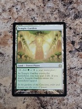 Magic The Gathering Temple Garden (248/286) Return to Ravnica Commander EDH Magic The Gathering Temple Garden Magic The Gathering  segunda mano  Embacar hacia Mexico