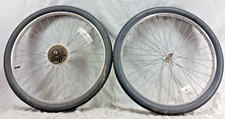Weinmann 26" Bicicleta MTB Conjunto de Rodas Roda Livre 135/100 Maillard QR Prata Envio EUA:) comprar usado  Enviando para Brazil