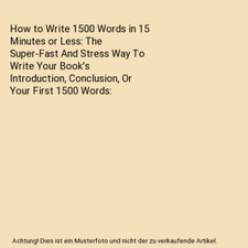 How write 1500 gebraucht kaufen  Trebbin