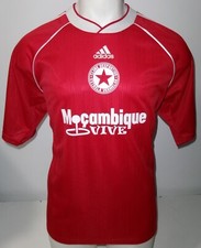 Camisa ADIDAS match worn Moçambique anos 90 maglia Red Star ESTRELA VERMELHA comprar usado  Enviando para Brazil