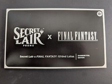 Lámina de loto dorada promoción Magic The Gathering Secret Lair x Final Fantasy segunda mano  Embacar hacia Mexico
