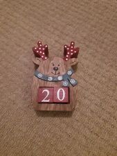 Wooden christmas countdown for sale  CHISLEHURST