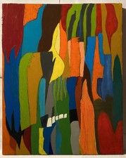Tableau abstrait composition d'occasion  Beauvais