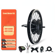 Kit de conversão de bicicleta elétrica 36V 48V 350W cubo de engrenagem dianteira motor de roda para Ebike comprar usado  Enviando para Brazil