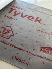 Bba approved tyvek for sale  DAGENHAM