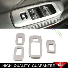 Para Ford Ranger 2015-2021 painel de elevação de janela de aço prata acabamento tampa interruptor 4 peças comprar usado  Enviando para Brazil