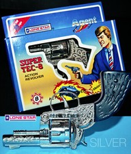LONE STAR ☆ WICKE ☆ SUPER TEC-8 PISTOLE  ☆ OVP TOY CAP GUN ACTION REVOLVER 90s ☆, usado comprar usado  Enviando para Brazil