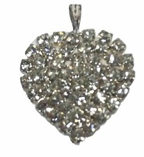 Rhinestone heart shaped for sale  Hagerstown
