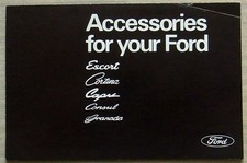 Usado, Folheto de vendas de acessórios para carros Ford Escort CORTINA Capri CONSUL Granada c1973 comprar usado  Enviando para Brazil