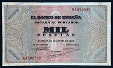 1000 pesetas espagne d'occasion  Paris-