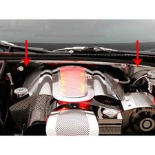 Firewall de aço inoxidável escovado 2 peças para 1997-2004 Chevy Corvette C5 comprar usado  Enviando para Brazil