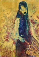 Belle peinture femme d'occasion  Saint-Félix-Lauragais