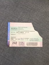 Konzertkarte sting 2000 gebraucht kaufen  Winsen