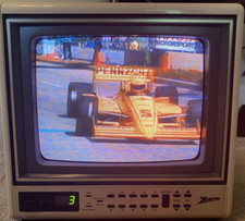 Antigo anos 80 Zenith D0920A monitor CRT portátil 9" com alça para jogos retrô - Testado comprar usado  Enviando para Brazil