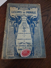 Leçons morale.librairie centr d'occasion  Marmande