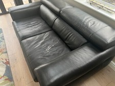 Leather settee 2 for sale  SCARBOROUGH