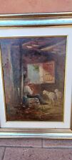 Quadro olio pastore usato  Italia