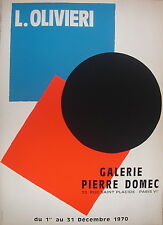 Olivieri affiche sérigraphie d'occasion  Paris IX