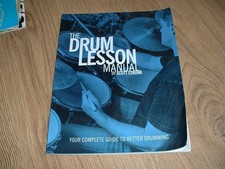 Drum lesson manual for sale  UK