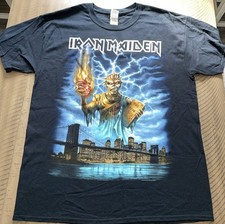 CAMISA IRON MAIDEN THE BOOK OF SOULS TOUR 2016 MADISON SQUARE GARDEN MSG GRANDE L comprar usado  Enviando para Brazil