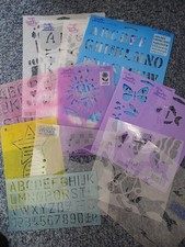 Multiple stencils crafting for sale  CAMBRIDGE