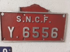 Ancienne plaque locomotive d'occasion  Mûrs-Erigné