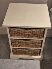 Bedside units wicker for sale  WEST BYFLEET