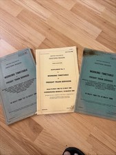 british railways working timetable for sale  BEDFORD