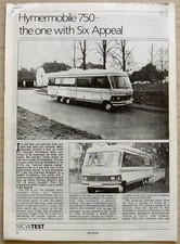 Hymermobile 750 motor for sale  LEICESTER