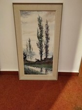 Vintage landschaftsbild gemalt gebraucht kaufen  Neustadt an der Weinstraße