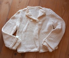 Gilet crème tricot d'occasion  Saint-Laurent-de-la-Cabrerisse