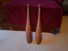 Pair vintage treen for sale  YARM