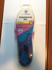 Palmilha de amortecimento feminina Soft Comfort confortável gel inserções tamanho 5-10, usado comprar usado  Enviando para Brazil
