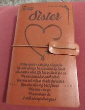 Sister leather journal for sale  LOCHGELLY