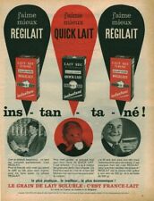 Publicité ancienne lait d'occasion  France