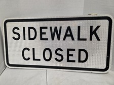 Metal sidewalk closed for sale  Plainfield